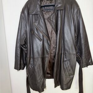 Wilsons Leather women’s Dark Brown Trench Coat